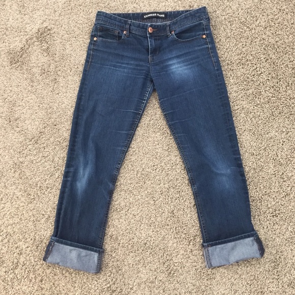 Express Cropped, Skinny, Low Rise- Size 6
