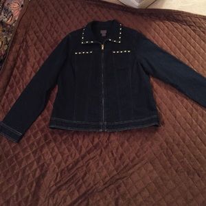Chico's Dark Denim jacket