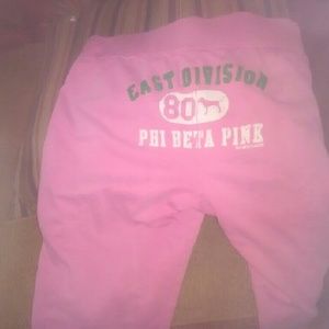 PINK capri sweat pants