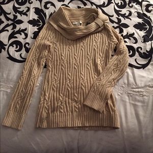 Tan White House Black Market sweater, M