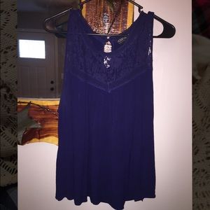 Forever 21 blue tank top