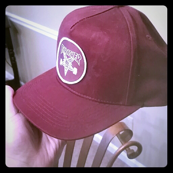 Thrasher Maroon Snapback
