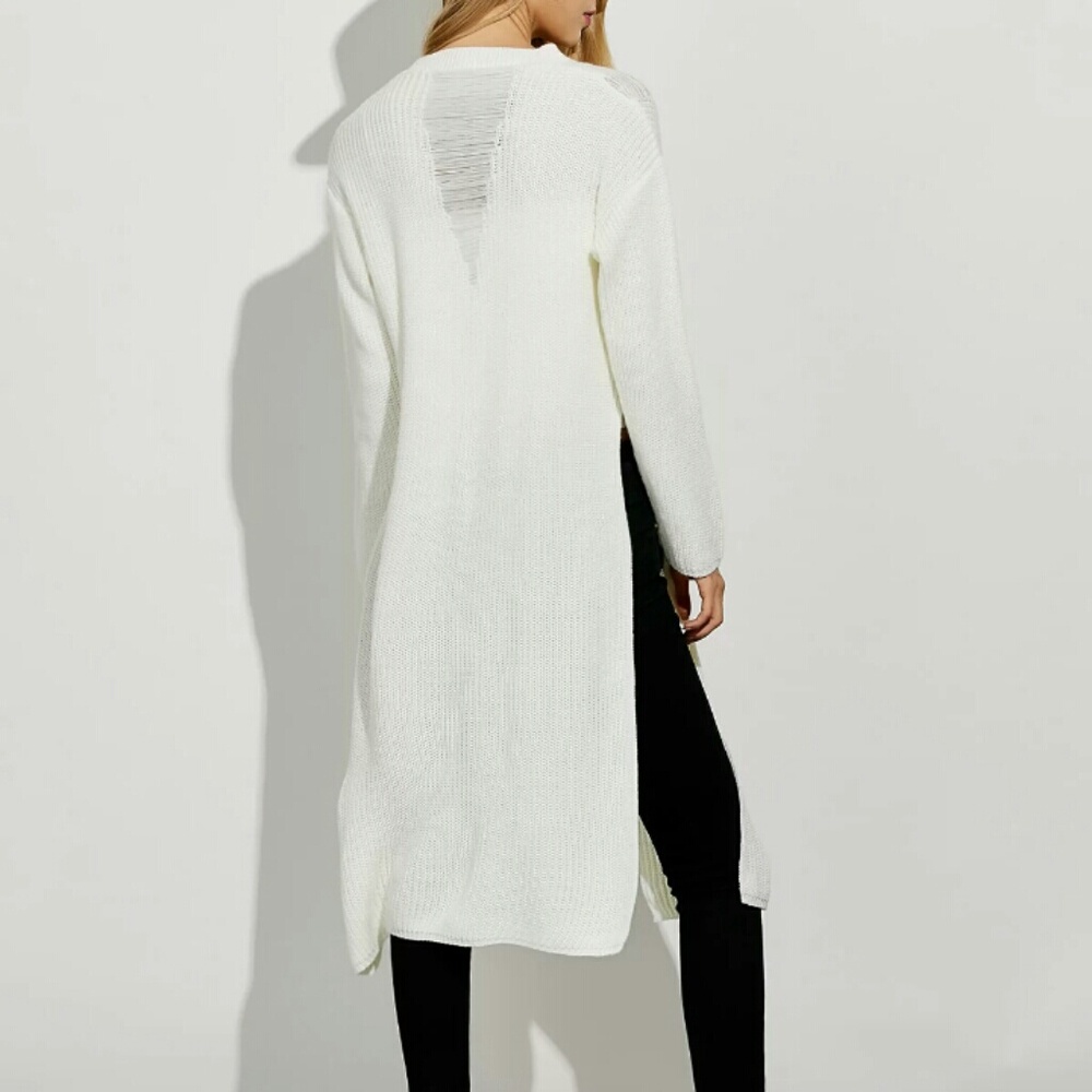 💋HP💋'ALEXANDRIA' SASSY n' SLITS SWEATER - Picture 2 of 4