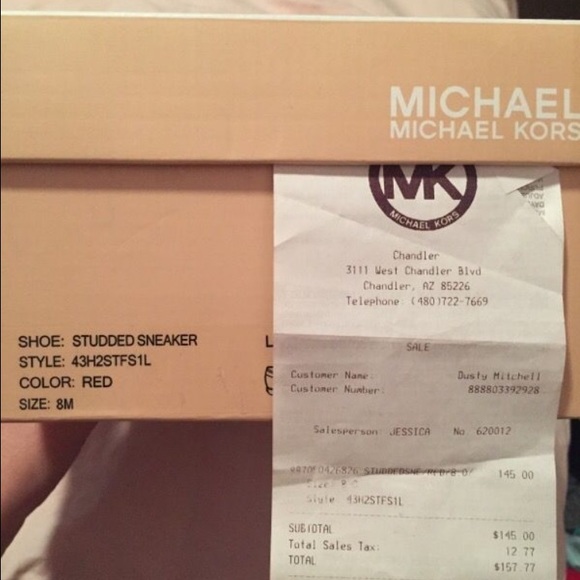 MICHEAL KORS sneakers size 8 - Picture 3 of 4