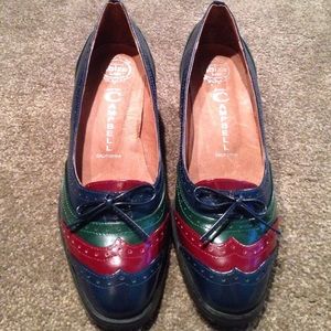 Jeffrey Campbell Chunky Heel Wingtips Sz8