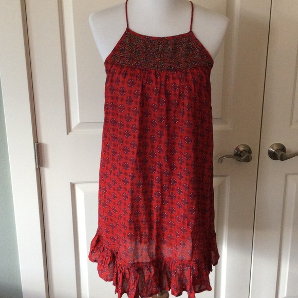 En Creme beaded dress