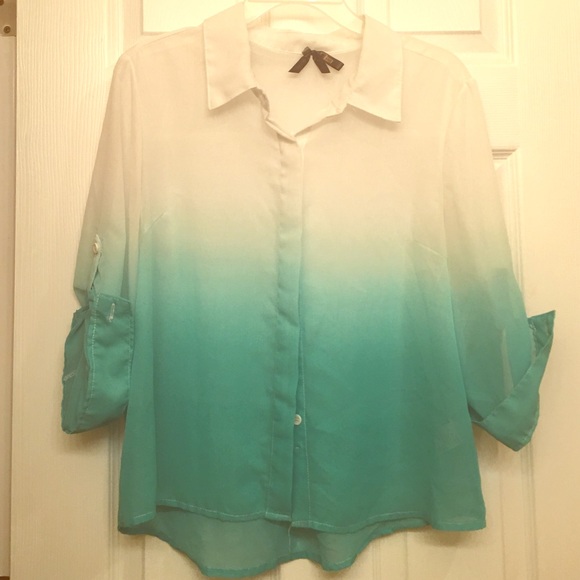Ombré button up