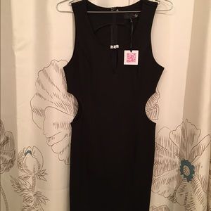 Mini black dress