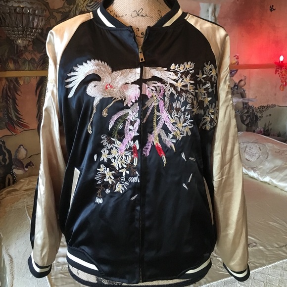 Embroidered Bomber Jacket