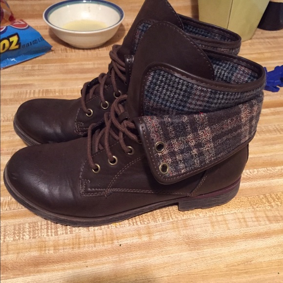 Brown Military Booties!