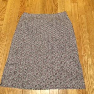 GAP floral stretch skirt size 10
