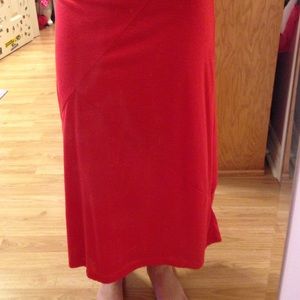 Cato Girls red maxi skirt