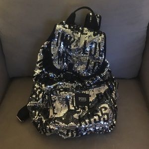 Victoria Secrets Pink sequenced backpack