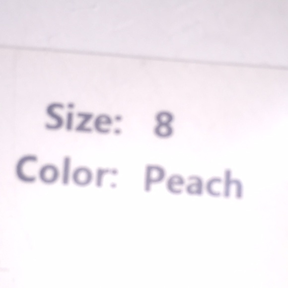 Brand New Sherri Hill peach prom dress. Size 8 - Picture 4 of 4