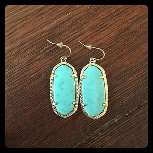 Turquoise Kendra Scott Elle earrings