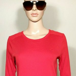 Ralph Lauren Womens Red Long Sleeve Sweater