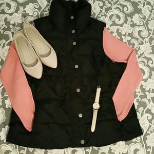 Black Puffer vest