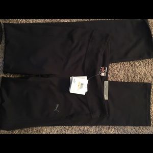 Puma straight leg black pants