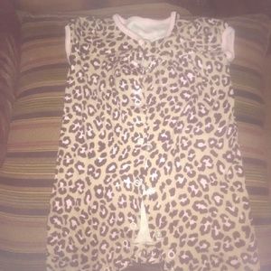 9 month button up jumper