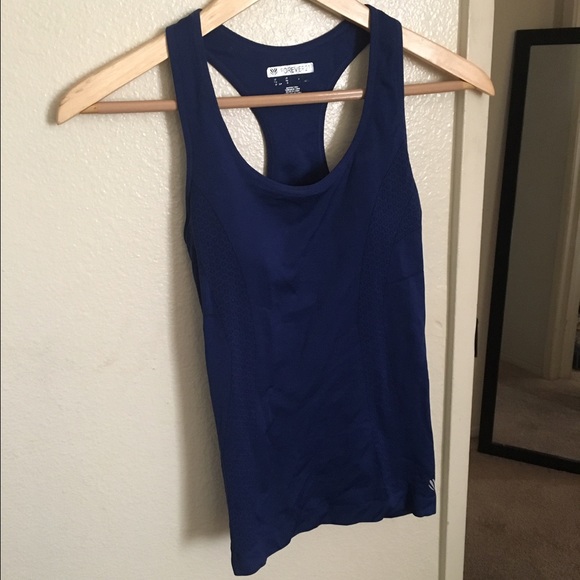 Navy blue workout tank