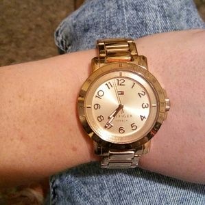 Rose Gold Tommy Hilfiger watch