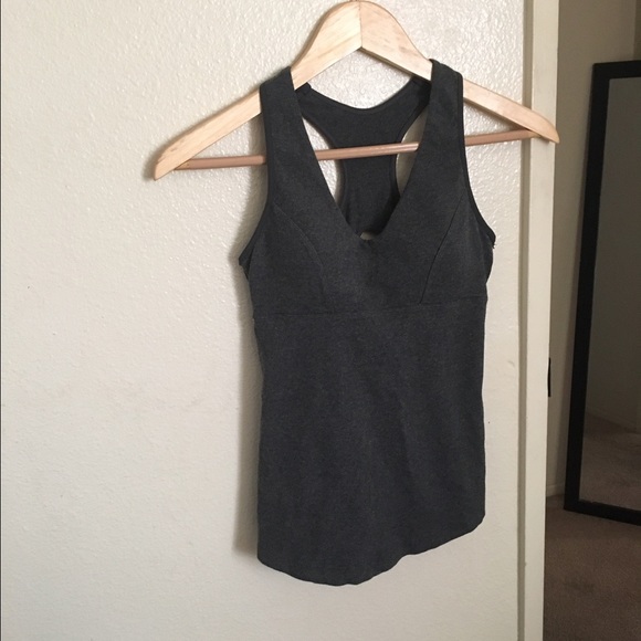 Grey workout tank
