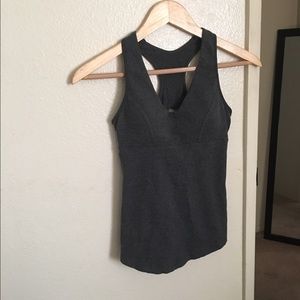 Grey workout tank