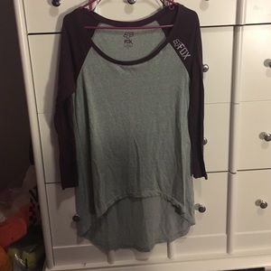 Fox 3/4 sleeve shirt