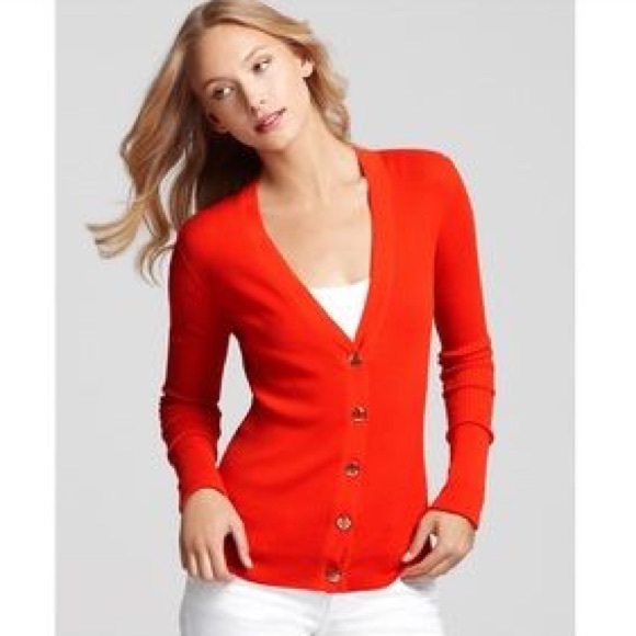 Tory Burch Shrunken Simone Cardigan