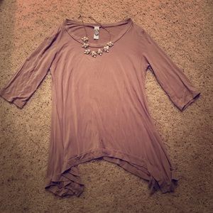 Slouchy Tan Top
