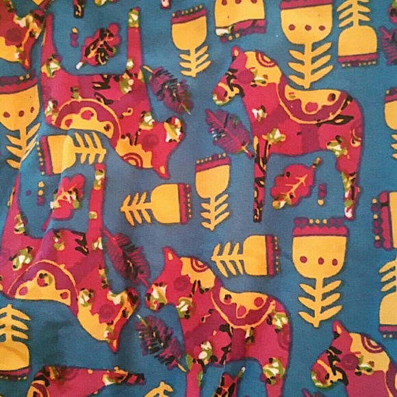Lularoe Horses OS Leggings NWT