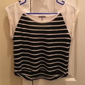 Medium, black and white, Charlotte Russe, crop top
