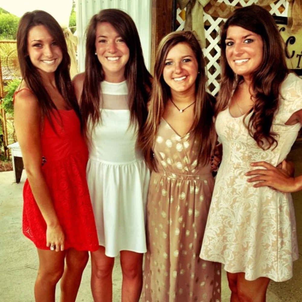 White mini dress fun sheer top