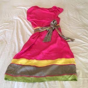 Silk cowl neck Catherine Malandrino dress