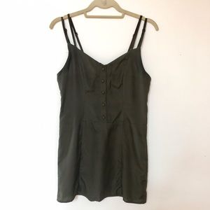 Double Spaghetti-Strap Mini Dress