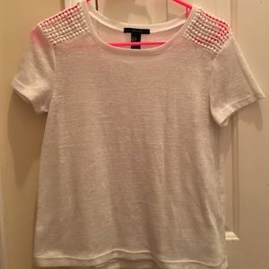 White tee from forever 21