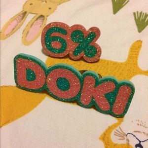6% Doki Doki logo ring set