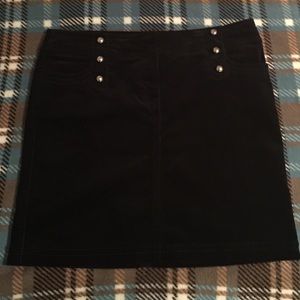 NWOT WHBM corduroy mini, size 6