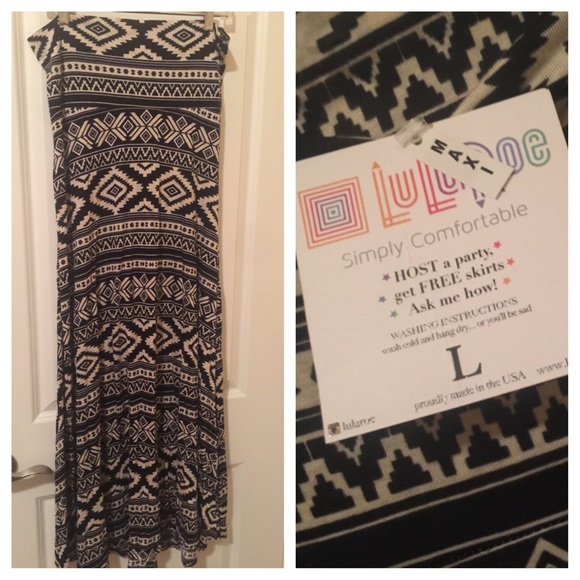 LuLaRoe maxi skirt