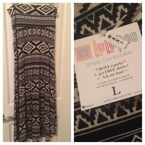 LuLaRoe maxi skirt