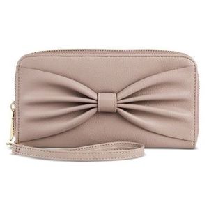 Large Bow Cell Phone Case Wallet 🎀