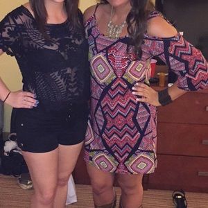 3 quarter length pattern dress