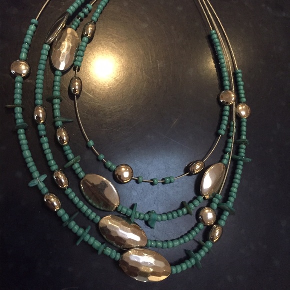 Mixit beaded necklace with silver accents