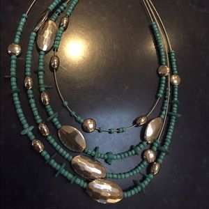 Mixit beaded necklace with silver accents