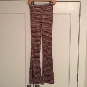 Free People Patterned Bell Bottoms