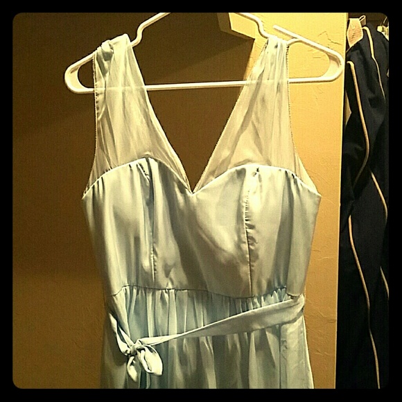 Baby blue semi formal dress