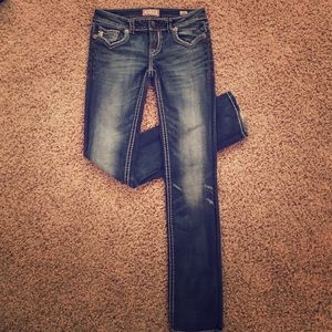 MEK DENIM women's size 27 straight jeans.