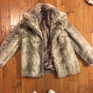 Forever 21 furry jacket