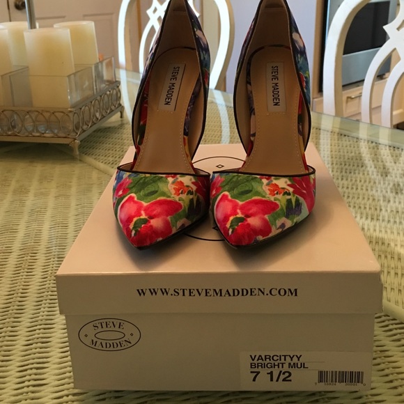New Floral High Heels