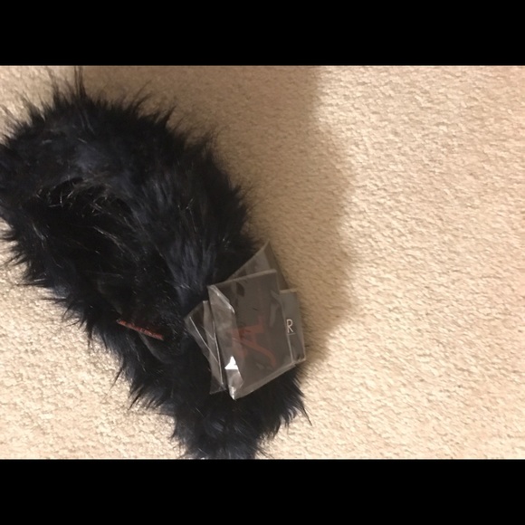 NWT Adrienne Landau Vest with matching head wrap - Picture 4 of 7